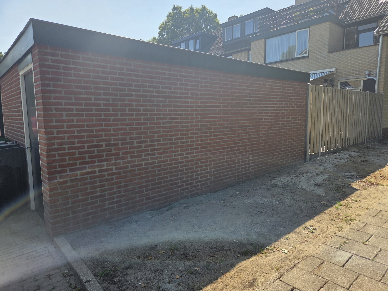 Gereinigd en opnieuw gevoegd metselwerk in Ermelo