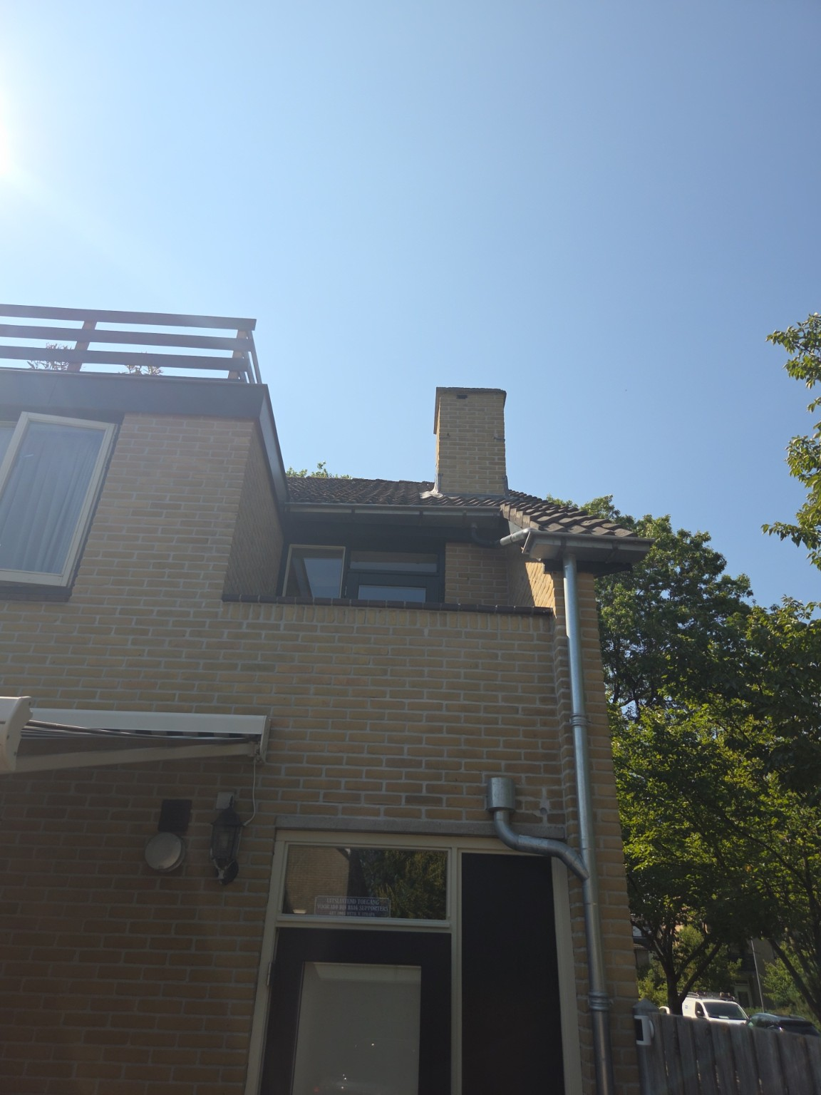 Geïmpregneerd metselwerk na gevelrenovatie in Ermelo